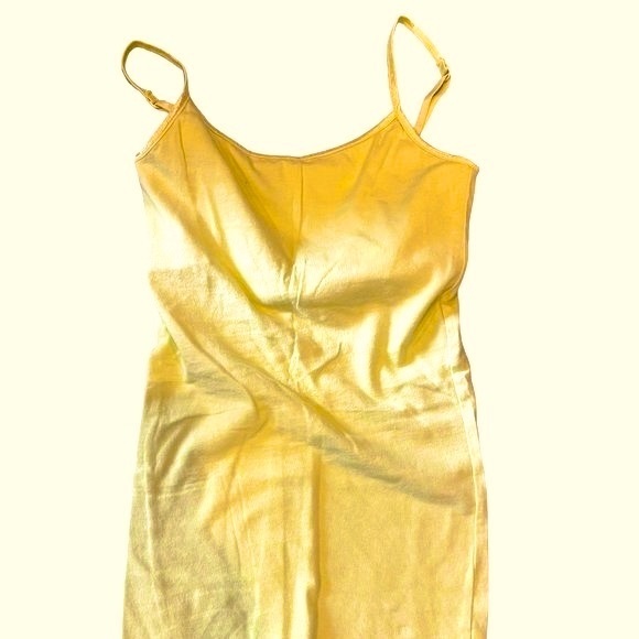 Aeropostale String Adjustable Strap Tank Yellow Women XS Like New Condition - Picture 2 of 5